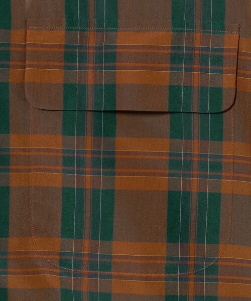 UNITED ARROWS(ユナイテッドアローズ)の「ボイル エアリー マドラスチェック シャツ(シャツ/ブラウス・メンズ・ブラウン系/ブラック・M/XL/L/S)」の15枚目の写真