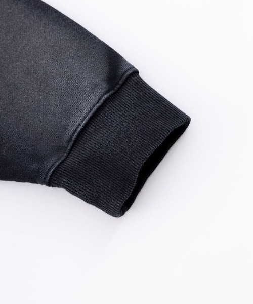WOKE EDGE（ウォークエッジ）の「WOKE EDGE/ウォークエッジ Faded Embroidery Zip Up Hoodie フーディー（パーカー・メンズ・ブラック・XL/L）」の8枚目の写真
