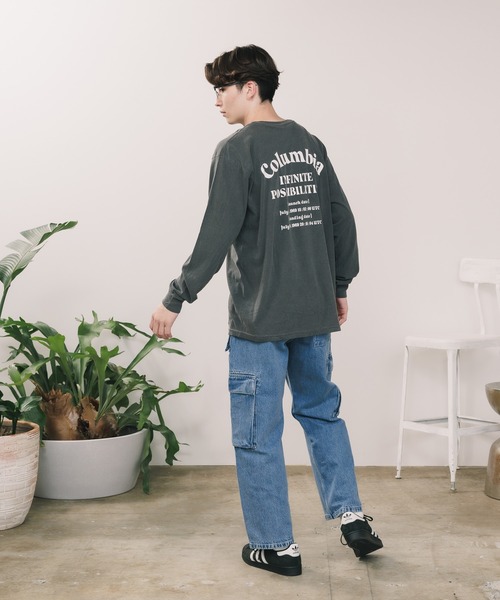 +81BRANCA(ハチイチブランカ)の「+81BRANCA/ハチイチブランカ ROOPTOKYO別注 ロンTee L/Sピグメント染め Tシャツ メンズ 秋物 秋服 2026年秋冬(Tシャツ/カットソー・メンズ・ベージュ/スミクロ/ホワイト・M/L/XL)」の7枚目の写真
