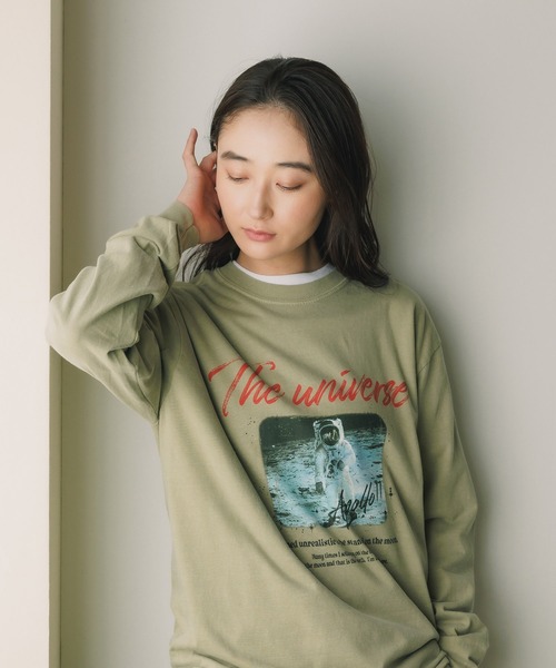 +81BRANCA(ハチイチブランカ)の「+81BRANCA/ハチイチブランカ ROOPTOKYO別注 ロンTee L/Sピグメント染め Tシャツ メンズ 秋物 秋服 2026年秋冬(Tシャツ/カットソー・メンズ・ベージュ/スミクロ/ホワイト・M/L/XL)」の10枚目の写真