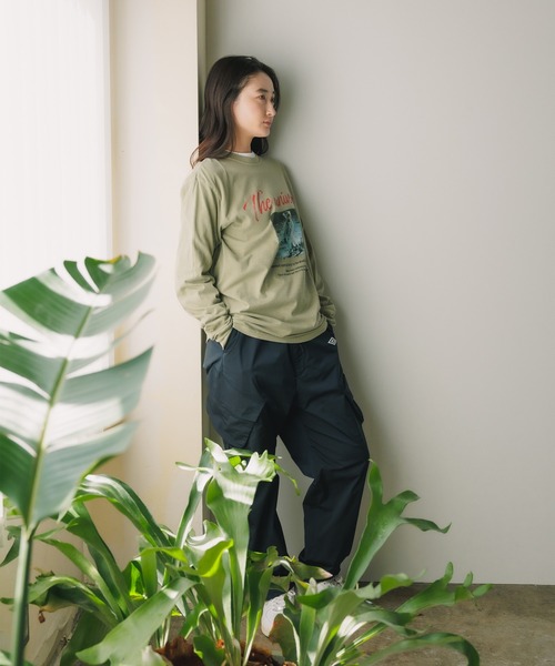 +81BRANCA(ハチイチブランカ)の「+81BRANCA/ハチイチブランカ ROOPTOKYO別注 ロンTee L/Sピグメント染め Tシャツ メンズ 秋物 秋服 2026年秋冬(Tシャツ/カットソー・メンズ・ベージュ/スミクロ/ホワイト・M/L/XL)」の14枚目の写真