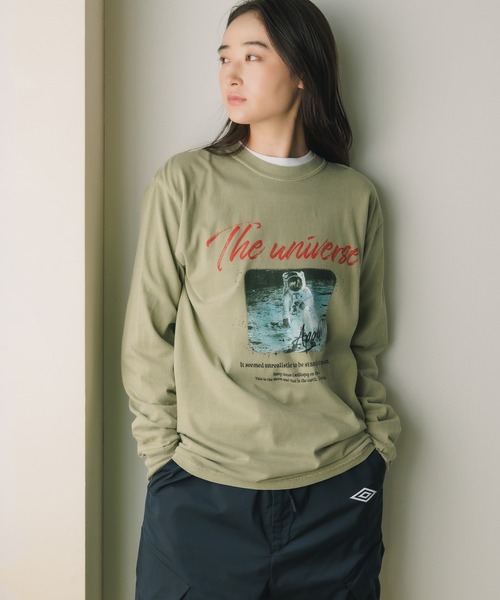 +81BRANCA(ハチイチブランカ)の「+81BRANCA/ハチイチブランカ ROOPTOKYO別注 ロンTee L/Sピグメント染め Tシャツ メンズ 秋物 秋服 2026年秋冬(Tシャツ/カットソー・メンズ・ベージュ/スミクロ/ホワイト・M/L/XL)」の11枚目の写真