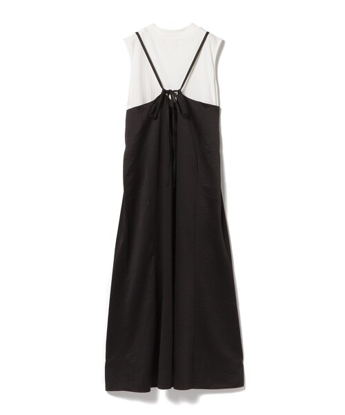 BEAMS HEART（ビームスハート）の「キャミソールワンピース＆ハイネックトップス（セットアイテム）（ワンピース・レディース・ブラック/ブラウン系その他2/グリーン系その他・FREE）」の4枚目の写真