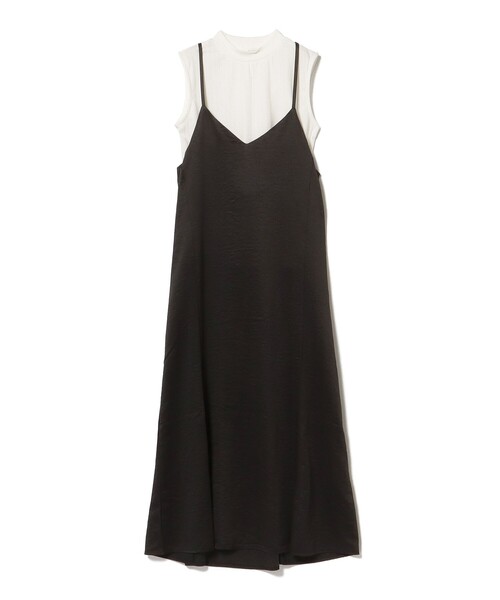 BEAMS HEART（ビームスハート）の「キャミソールワンピース＆ハイネックトップス（セットアイテム）（ワンピース・レディース・ブラック/ブラウン系その他2/グリーン系その他・FREE）」の6枚目の写真