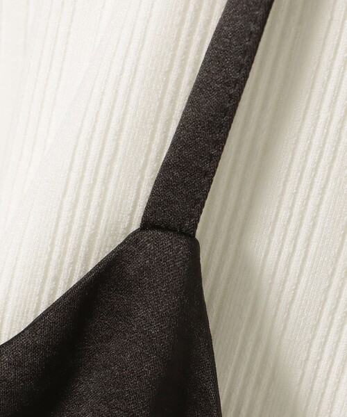 BEAMS HEART（ビームスハート）の「キャミソールワンピース＆ハイネックトップス（セットアイテム）（ワンピース・レディース・ブラック/ブラウン系その他2/グリーン系その他・FREE）」の8枚目の写真