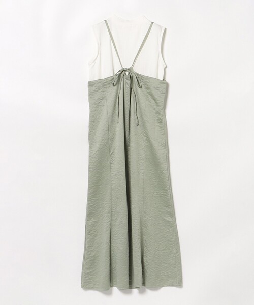 BEAMS HEART（ビームスハート）の「キャミソールワンピース＆ハイネックトップス（セットアイテム）（ワンピース・レディース・ブラック/ブラウン系その他2/グリーン系その他・FREE）」の10枚目の写真