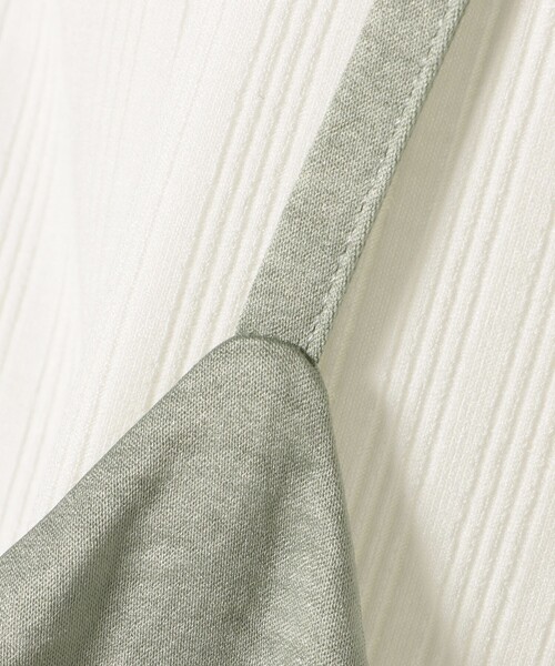 BEAMS HEART（ビームスハート）の「キャミソールワンピース＆ハイネックトップス（セットアイテム）（ワンピース・レディース・ブラック/ブラウン系その他2/グリーン系その他・FREE）」の11枚目の写真