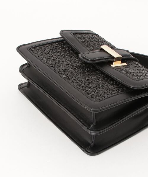 LETee(レティー)の「異素材コンビ 2WAYハンドバッグ(ハンドバッグ・レディース・ベージュ/ホワイト/ブラック・FREE)」の6枚目の写真