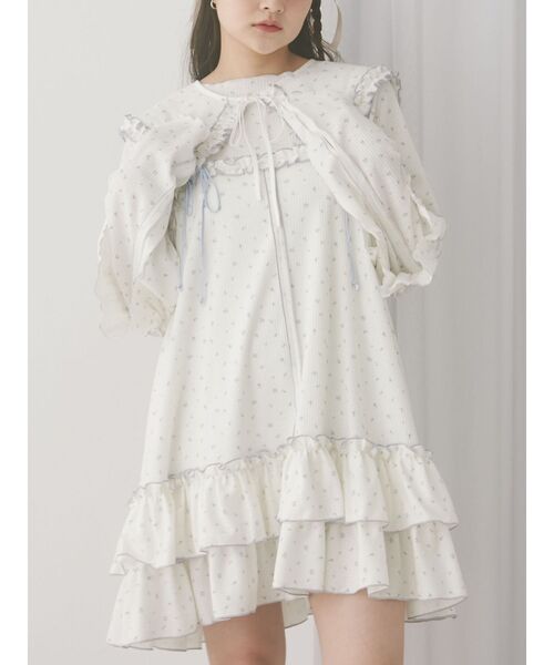 ワンピース Mary logo mini dress セーラーニットミニワンピース｜メリージェニーの通販｜&mall