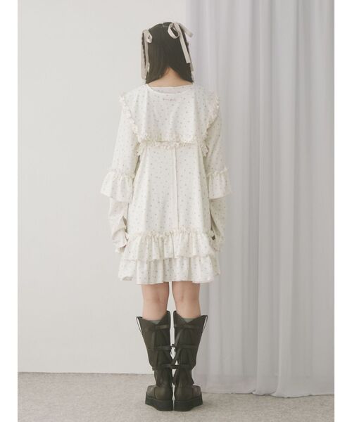 merry jenny airy petit flowerミニワンピース merry jenny（メリージェニー）の「【早瀬ノエル コラボ】airy