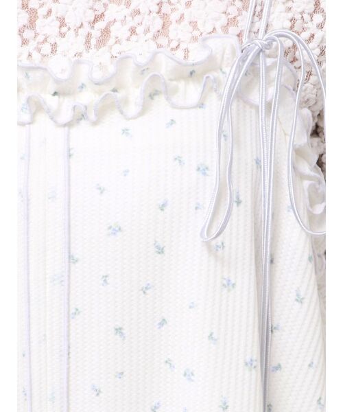 flower waffleミニワンピース（ワンピース）｜merry jenny（メリー