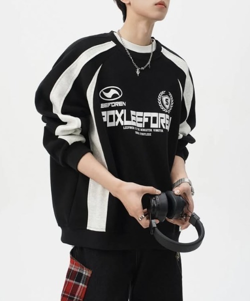 ROOPTOKYO(ループトウキョウ)の「Game Shirt Like Sweat / ゲームシャツ プルオーバースウェット(スウェット・メンズ・グレー/ブラック・M/L)」の1枚目の写真