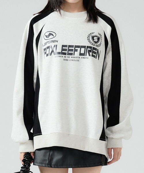 ROOPTOKYO(ループトウキョウ)の「Game Shirt Like Sweat / ゲームシャツ プルオーバースウェット(スウェット・メンズ・グレー/ブラック・M/L)」の3枚目の写真