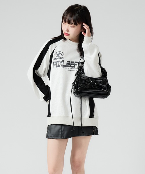ROOPTOKYO(ループトウキョウ)の「Game Shirt Like Sweat / ゲームシャツ プルオーバースウェット(スウェット・メンズ・グレー/ブラック・M/L)」の5枚目の写真