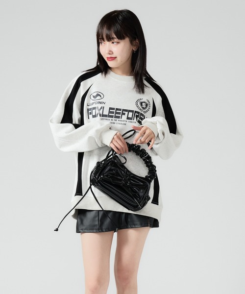 ROOPTOKYO(ループトウキョウ)の「Game Shirt Like Sweat / ゲームシャツ プルオーバースウェット(スウェット・メンズ・グレー/ブラック・M/L)」の6枚目の写真