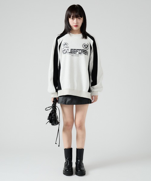 ROOPTOKYO(ループトウキョウ)の「Game Shirt Like Sweat / ゲームシャツ プルオーバースウェット(スウェット・メンズ・グレー/ブラック・M/L)」の7枚目の写真