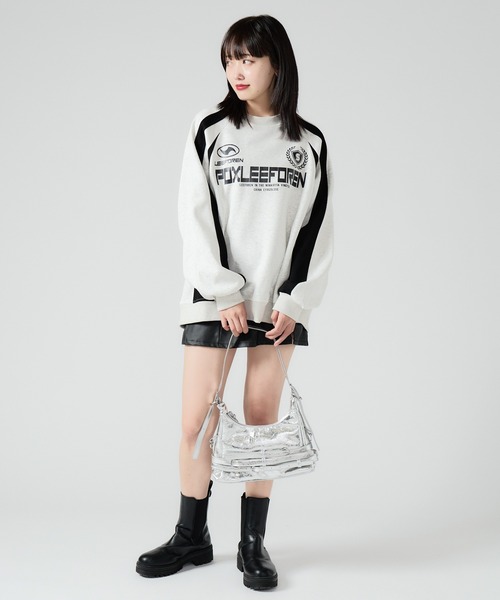ROOPTOKYO(ループトウキョウ)の「Game Shirt Like Sweat / ゲームシャツ プルオーバースウェット(スウェット・メンズ・グレー/ブラック・M/L)」の8枚目の写真