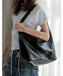 Re:EDIT（リエディ）の「[2025 SUMMER COLLECTION]フェイクレザースタッズ付きショルダーバッグ（ショルダーバッグ）」