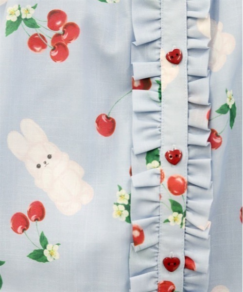 Chalmiere（シャルミエール）の「チェリーバニー柄ジャンスカ