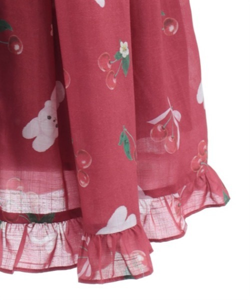 Chalmiere（シャルミエール）の「チェリーバニー柄ジャンスカ