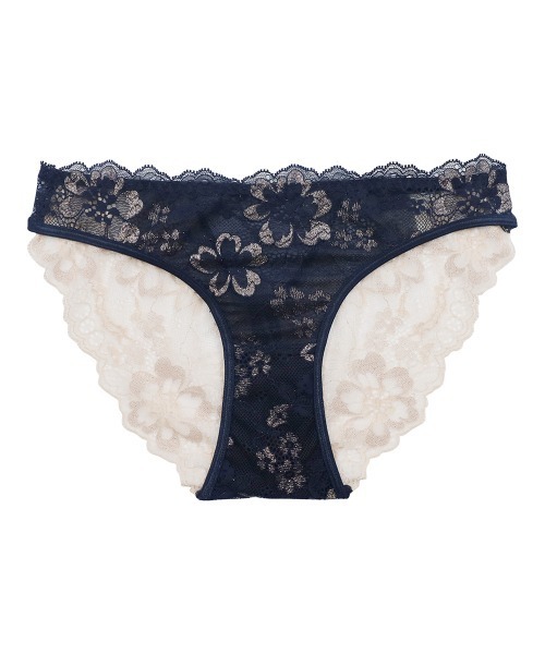 ANNEBRA（アンブラ）の「Waltz バックオープンデザインショーツ（ショーツ・レディース・ライトブルー/ネイビー・M/L/XL）」の7枚目の写真