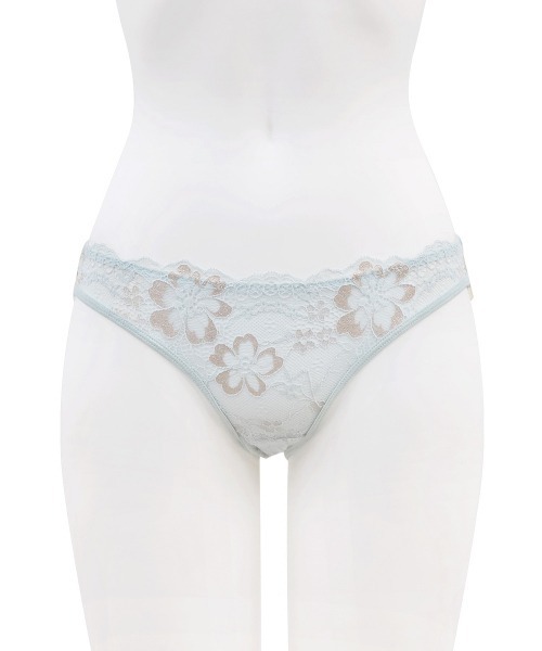 ANNEBRA（アンブラ）の「Waltz バックオープンデザインショーツ（ショーツ・レディース・ライトブルー/ネイビー・M/L/XL）」の8枚目の写真