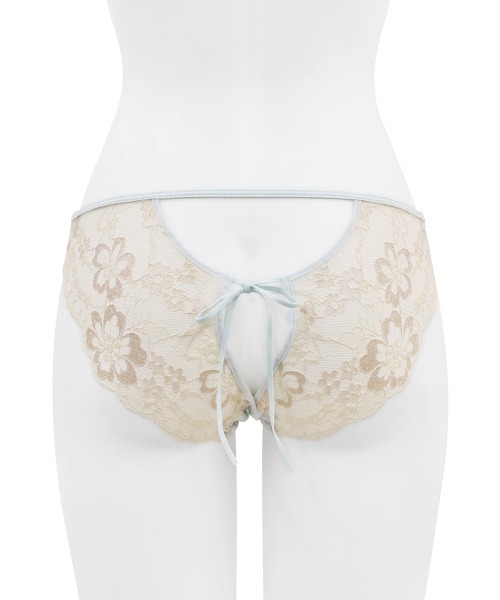 ANNEBRA（アンブラ）の「Waltz バックオープンデザインショーツ（ショーツ・レディース・ライトブルー/ネイビー・M/L/XL）」の9枚目の写真