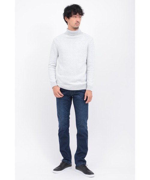 HIGH STREET（ハイストリート）の「MIXﾓｰﾙﾀｰﾄﾙﾈｯｸﾆｯﾄ（ニット/セーター・メンズ・ホワイト/グレー系その他2/ベージュ/ブラック・LL/L/M）」の6枚目の写真