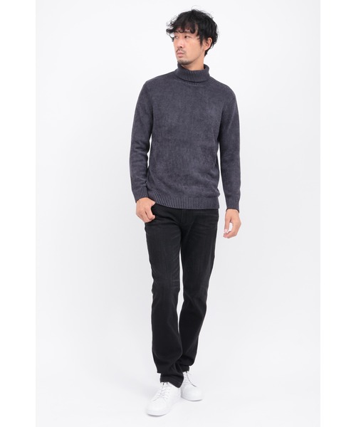 HIGH STREET（ハイストリート）の「MIXﾓｰﾙﾀｰﾄﾙﾈｯｸﾆｯﾄ（ニット/セーター・メンズ・ホワイト/グレー系その他2/ベージュ/ブラック・LL/L/M）」の16枚目の写真