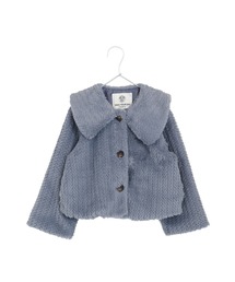 MAKE YOUR DAY（メイクユアデイ）の「ママとおそろいビッグカラーファージャケット■ママサイズ（その他アウター）」