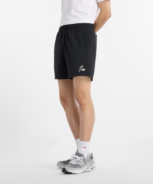 NEW BALANCE(ニューバランス)の「大谷翔平 ウーブンナイロンショーツ7インチ(その他パンツ・メンズ・ブラック/ベージュ・LARGE/SMALL/XX-LARGE/X-LARGE/MEDIUM)」の4枚目の写真