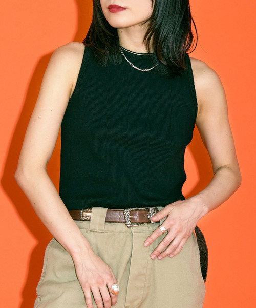 CITYSHOP（シティーショップ）の「[THE MOOD]アメリカンスリーブTEE（Tシャツ/カットソー・レディース・ホワイト/ブラウン/ブラック・FREE）」の6枚目の写真