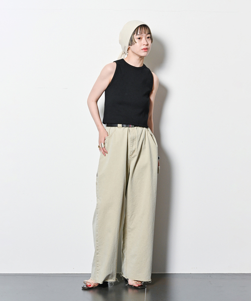 CITYSHOP（シティーショップ）の「[THE MOOD]アメリカンスリーブTEE（Tシャツ/カットソー・レディース・ホワイト/ブラウン/ブラック・FREE）」の18枚目の写真