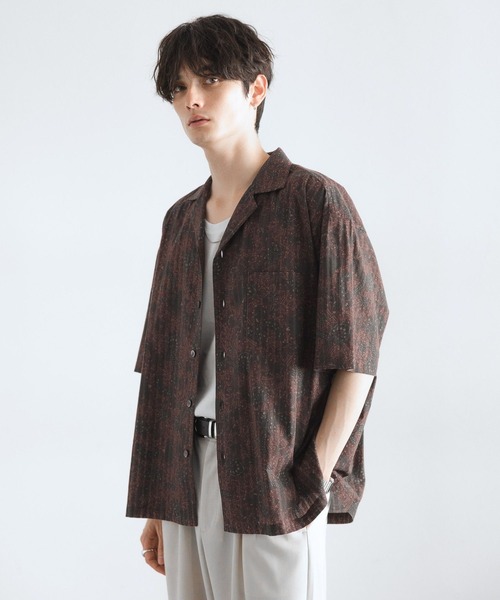 RAGEBLUE(レイジブルー)の「オープンカラー/ダマスク柄シャツ(シャツ/ブラウス・メンズ・ブルー系その他/ブラック系その他/ブラウン系その他・MEDIUM/LARGE)」の21枚目の写真
