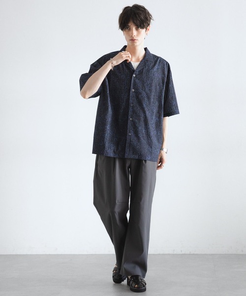 RAGEBLUE(レイジブルー)の「オープンカラー/ダマスク柄シャツ(シャツ/ブラウス・メンズ・ブルー系その他/ブラック系その他/ブラウン系その他・MEDIUM/LARGE)」の19枚目の写真
