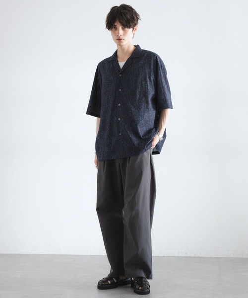 RAGEBLUE(レイジブルー)の「オープンカラー/ダマスク柄シャツ(シャツ/ブラウス・メンズ・ブルー系その他/ブラック系その他/ブラウン系その他・MEDIUM/LARGE)」の18枚目の写真