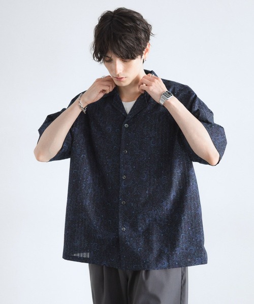 RAGEBLUE(レイジブルー)の「オープンカラー/ダマスク柄シャツ(シャツ/ブラウス・メンズ・ブルー系その他/ブラック系その他/ブラウン系その他・MEDIUM/LARGE)」の17枚目の写真