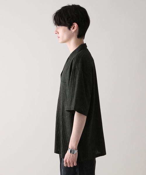 RAGEBLUE(レイジブルー)の「オープンカラー/ダマスク柄シャツ(シャツ/ブラウス・メンズ・ブルー系その他/ブラック系その他/ブラウン系その他・MEDIUM/LARGE)」の14枚目の写真