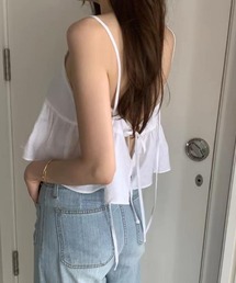 PIN（ピン）の「バックリボン・フレアキャミソール（全5色）（キャミソール）」