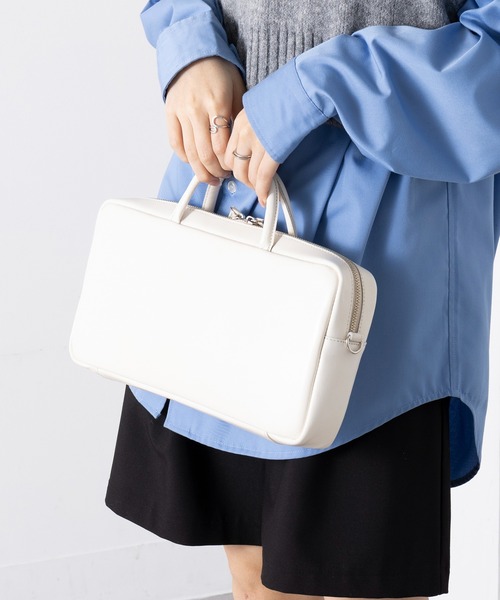 TIDEWAY(タイドウェイ)の「【TIDEWAY】ICY document 2way wide T3128(ハンドバッグ・レディース・ブラック/ホワイト/レッド/グレイッシュベージュ・FREE)」の19枚目の写真