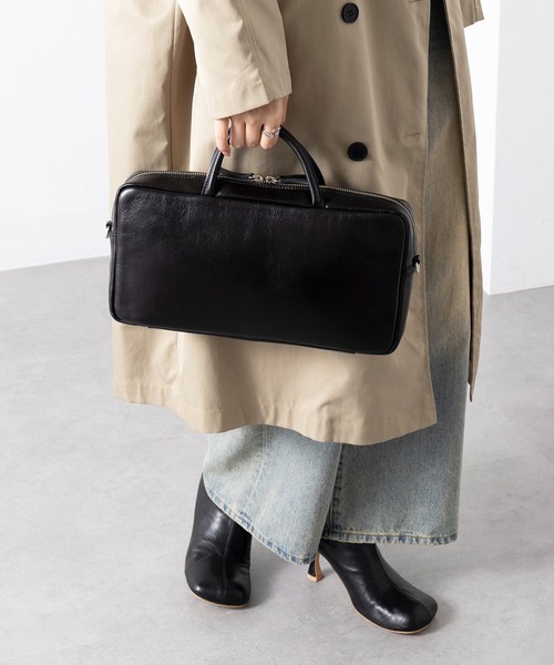 TIDEWAY(タイドウェイ)の「【TIDEWAY】ICY document 2way wide T3128(ハンドバッグ・レディース・ブラック/ホワイト/レッド/グレイッシュベージュ・FREE)」の11枚目の写真