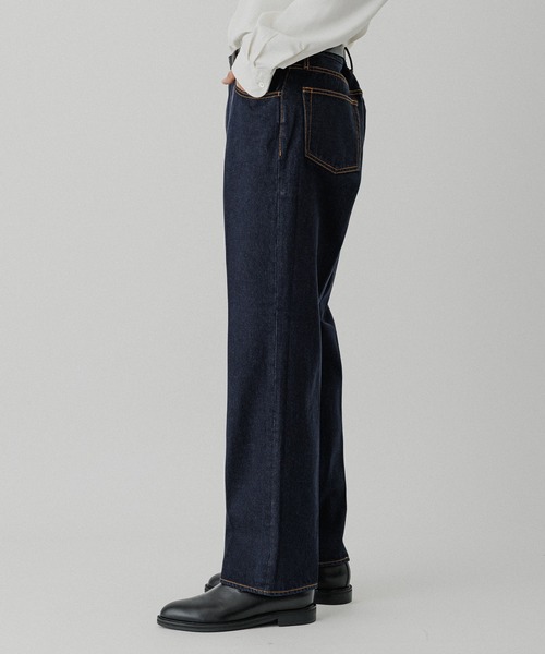 Adam et rope アダムエロぺ 濃紺 ストレートデニム ストレート スラックスデニム / ADAM ET ROPE' JEANS -IMAG