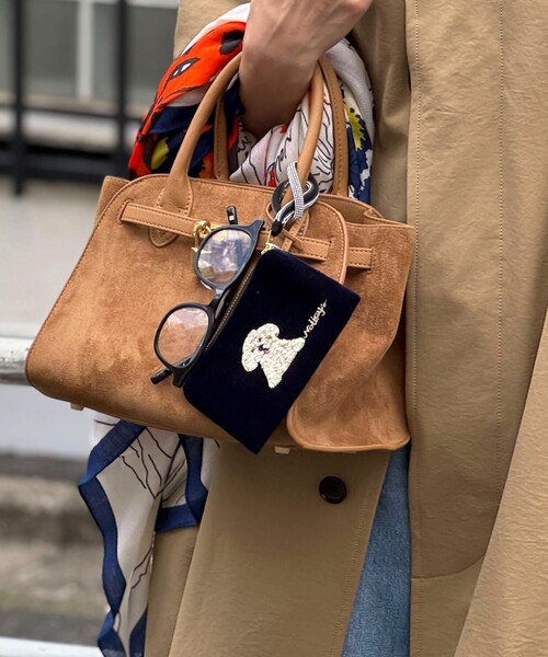 CITRUS（シトラス）の「【CITRUS/ シトラス】ワンコポーチ（ポーチ・レディース・ライトグレー/ネイビー/ブラック/ベビーピンク/グレイッシュブルー・FREE）」の4枚目の写真