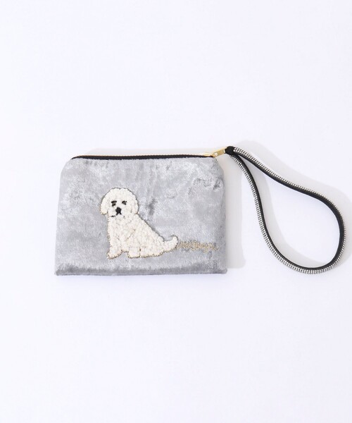 CITRUS（シトラス）の「【CITRUS/ シトラス】ワンコポーチ（ポーチ・レディース・ライトグレー/ネイビー/ブラック/ベビーピンク/グレイッシュブルー・FREE）」の3枚目の写真