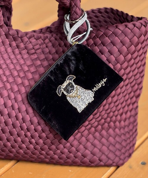 CITRUS（シトラス）の「【CITRUS/ シトラス】ワンコポーチ（ポーチ・レディース・ライトグレー/ネイビー/ブラック/ベビーピンク/グレイッシュブルー・FREE）」の2枚目の写真