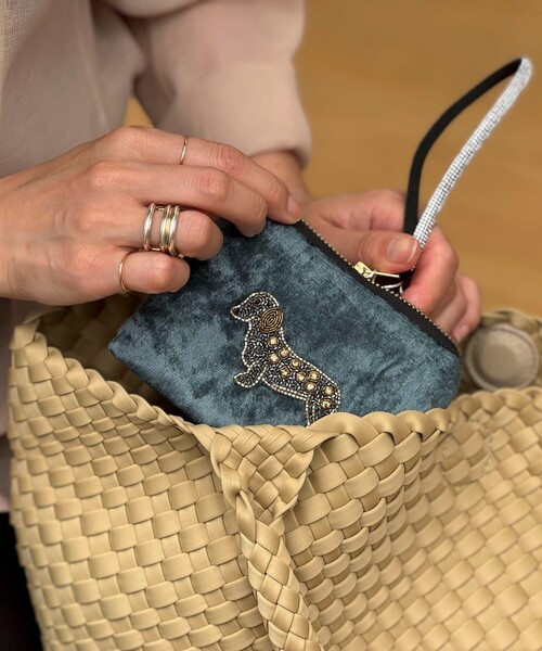 CITRUS（シトラス）の「【CITRUS/ シトラス】ワンコポーチ（ポーチ・レディース・ライトグレー/ネイビー/ブラック/ベビーピンク/グレイッシュブルー・FREE）」の10枚目の写真