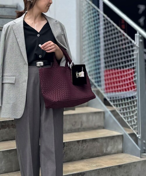 CITRUS（シトラス）の「【CITRUS/ シトラス】ワンコポーチ（ポーチ・レディース・ライトグレー/ネイビー/ブラック/ベビーピンク/グレイッシュブルー・FREE）」の12枚目の写真