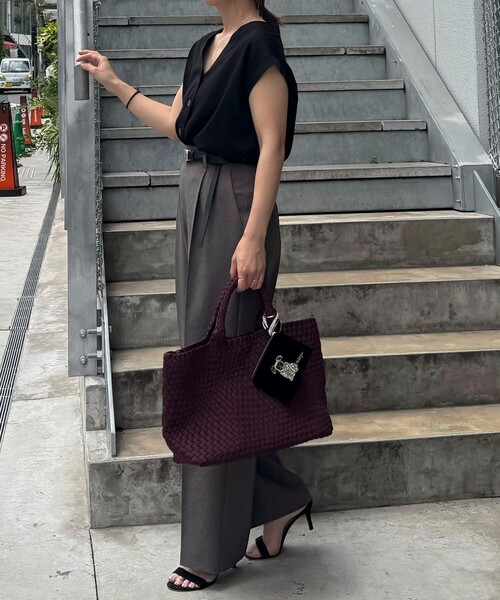 CITRUS（シトラス）の「【CITRUS/ シトラス】ワンコポーチ（ポーチ・レディース・ライトグレー/ネイビー/ブラック/ベビーピンク/グレイッシュブルー・FREE）」の13枚目の写真