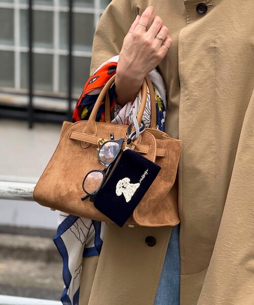 CITRUS（シトラス）の「【CITRUS/ シトラス】ワンコポーチ（ポーチ・レディース・ライトグレー/ネイビー/ブラック/ベビーピンク/グレイッシュブルー・FREE）」の17枚目の写真