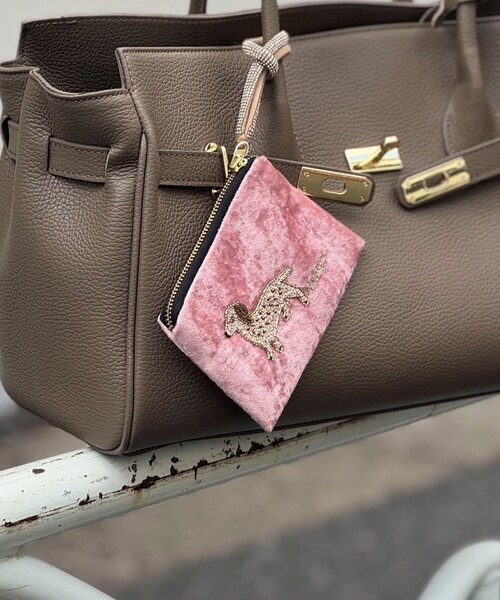 CITRUS（シトラス）の「【CITRUS/ シトラス】ワンコポーチ（ポーチ・レディース・ライトグレー/ネイビー/ブラック/ベビーピンク/グレイッシュブルー・FREE）」の18枚目の写真